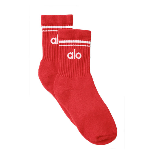 ALO - Calcetines unisex de media altura - estilo retro
