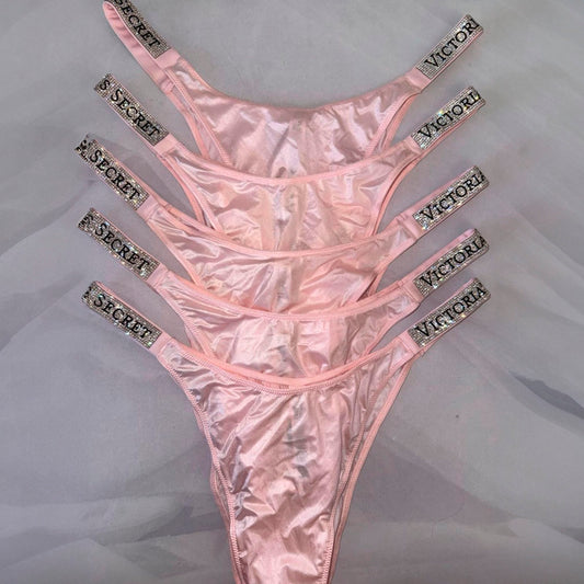 Panty Thong Con Tiras Brillantes
