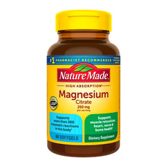 Nature Made Magnesium citrate Citrato de magnesio - 250 mg por porción