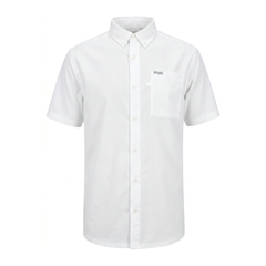 Camisa Columbia Blanca Manga Corta