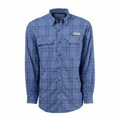 Camisa Magella Manga Larga azul