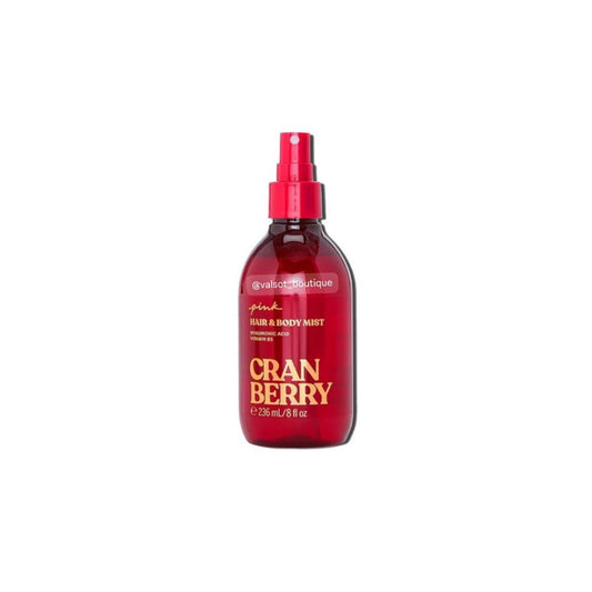 Victorias Secret Pink Cranberry Hair & Body Mist 236 Ml