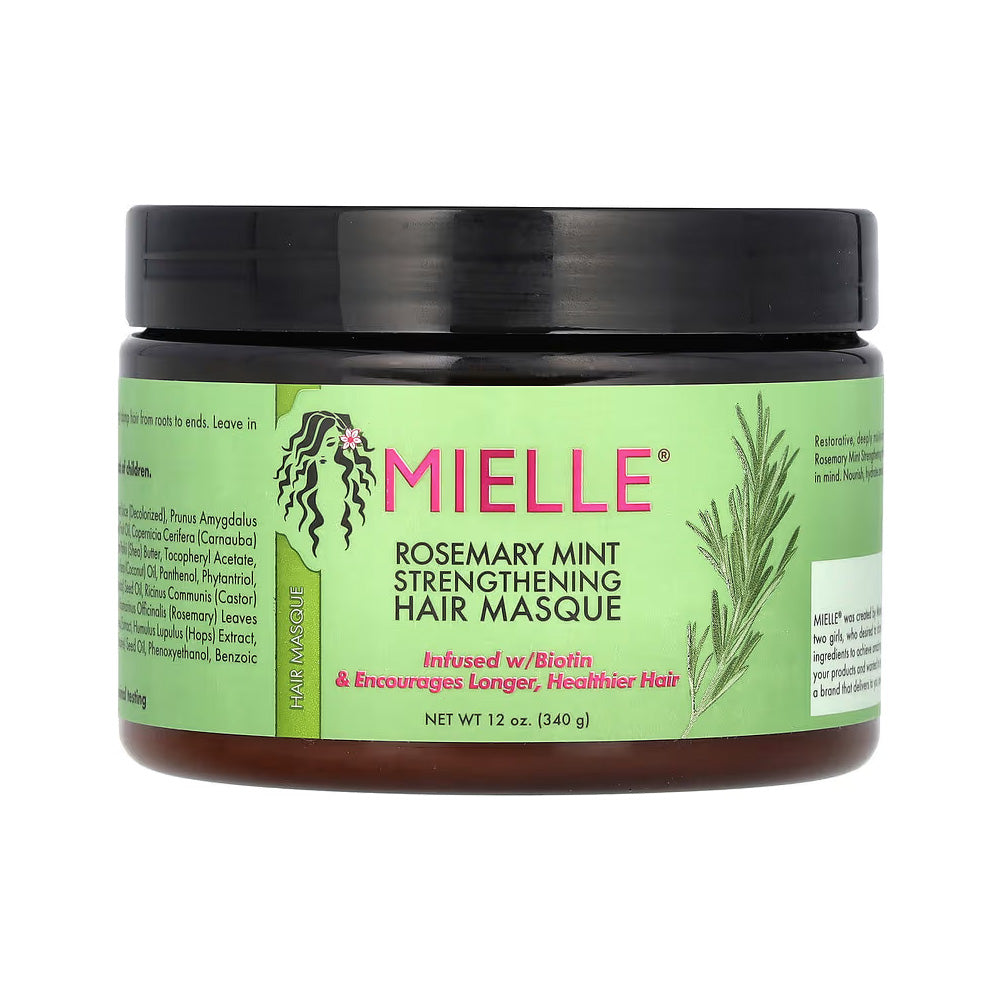 Mielle, Mascarilla capilar fortalecedora, Rosemary Mint, 12 oz (340 g)
