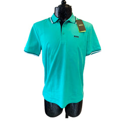 Playera Tipo Polo Boss Aqua